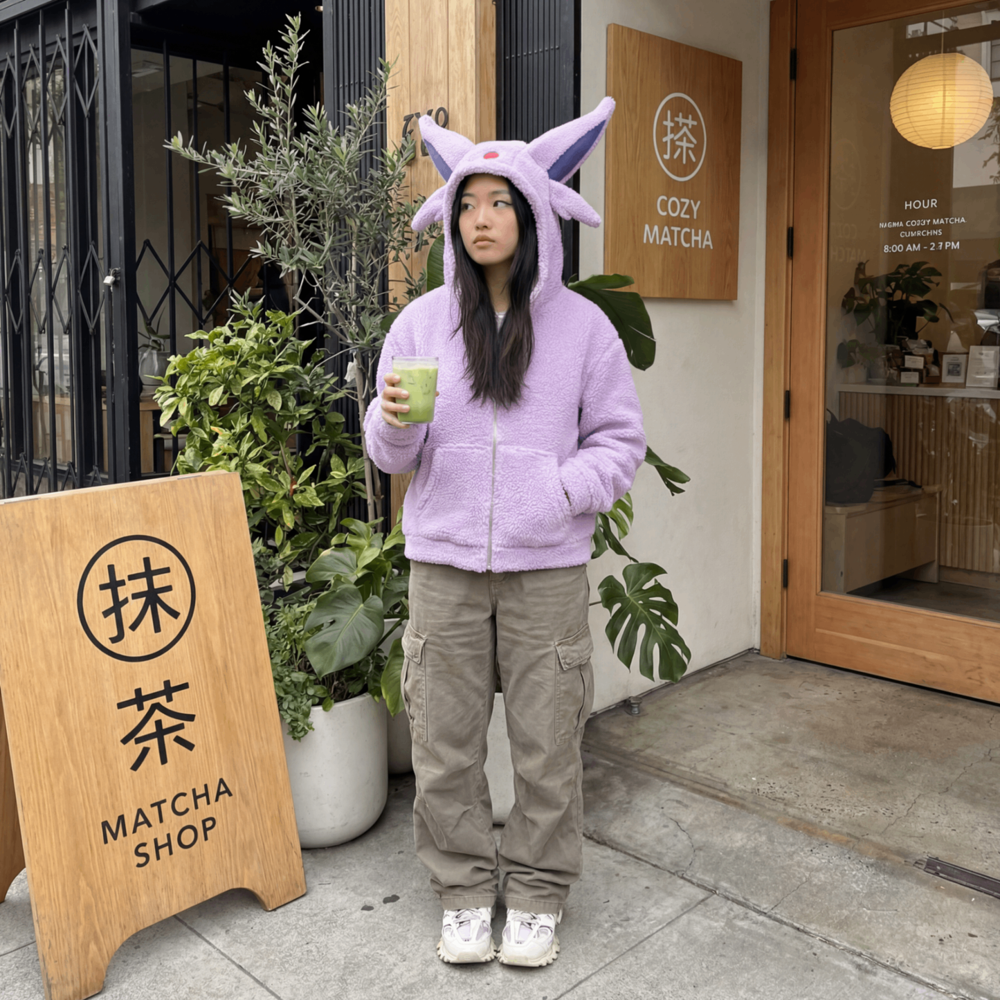 Espeon Sherpa Jacket