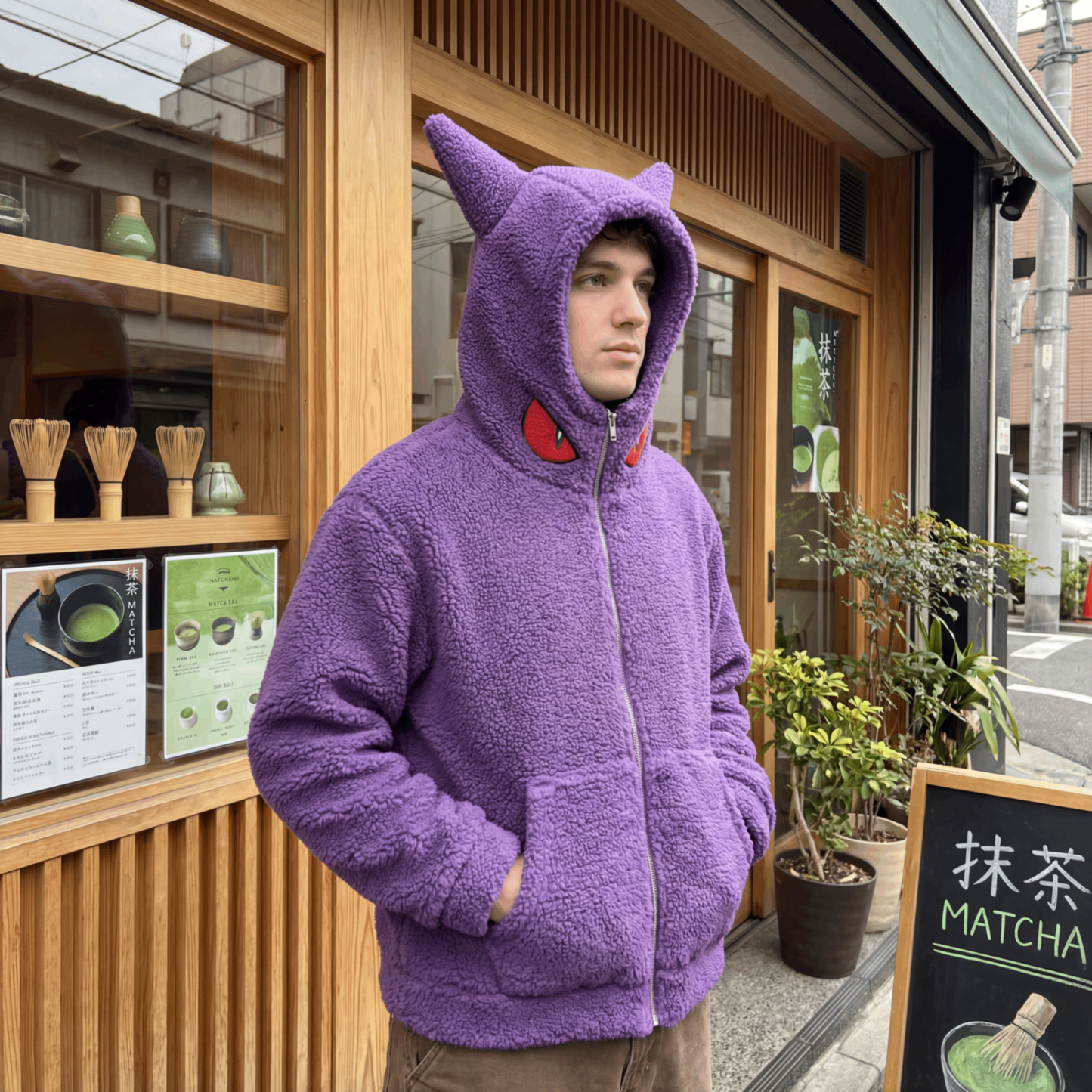 Gengar Sherpa Jacket